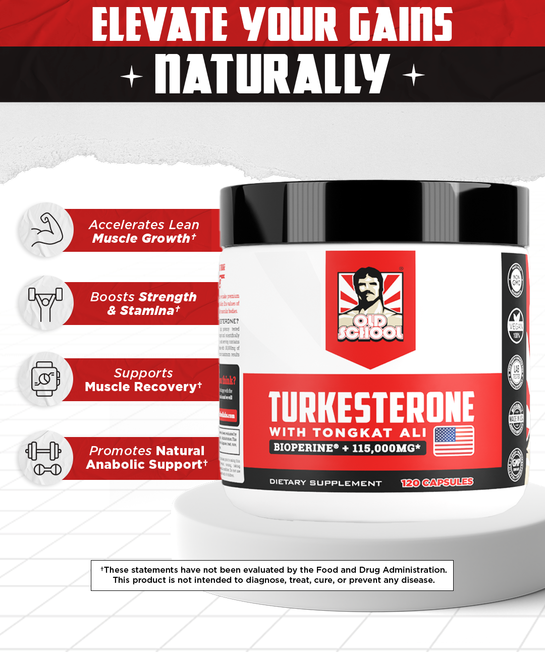 Old School Labs Turkesterone + Tongkat Ali
